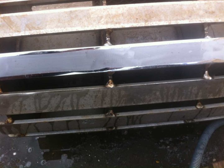 Limpiador de acero inoxidable y aluminio