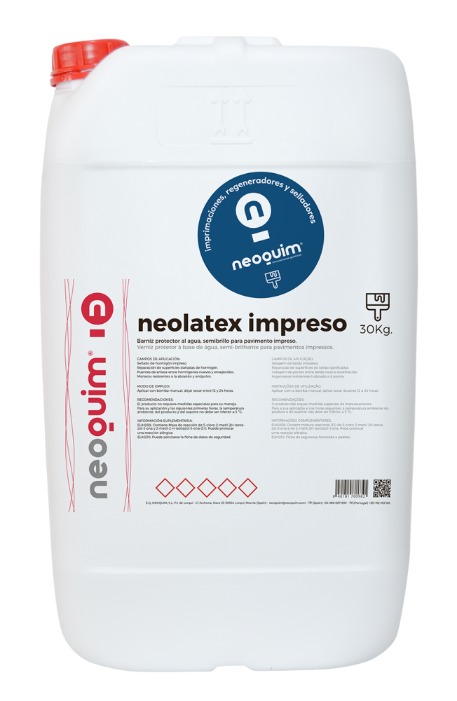 Selante à base de água para proteger e embelezar betão impresso, acabamento natural