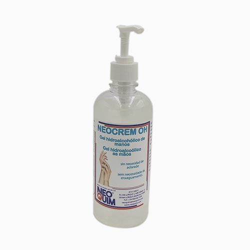 Gel hidroalcoholico de para higiene de manos