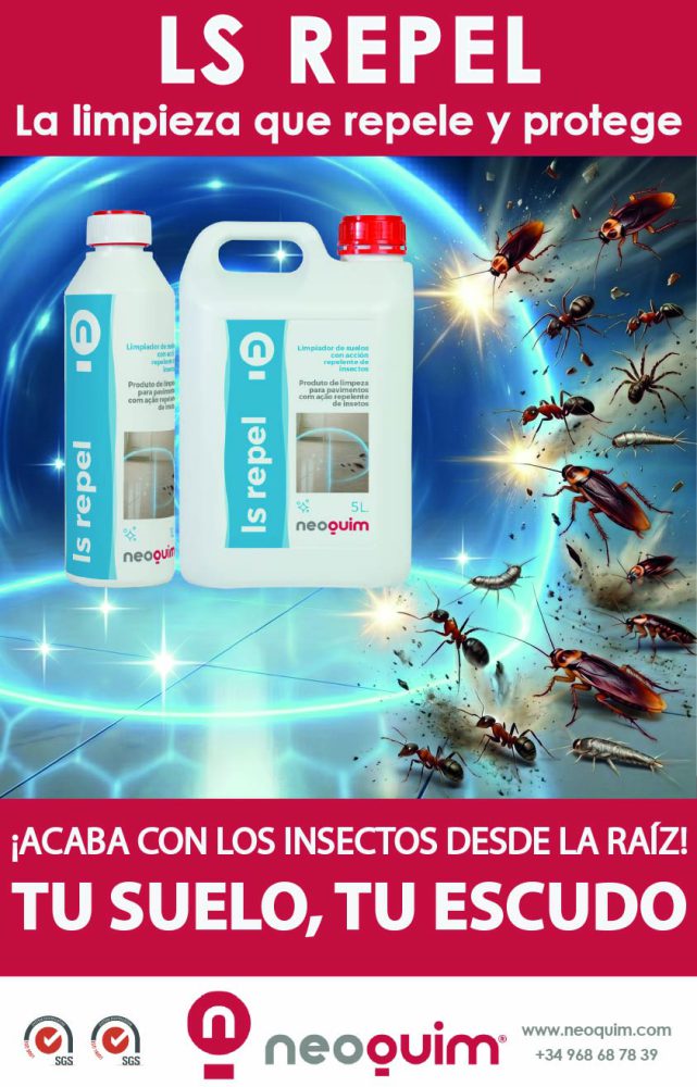 Limpiador de suelos con acción repelente de insectos