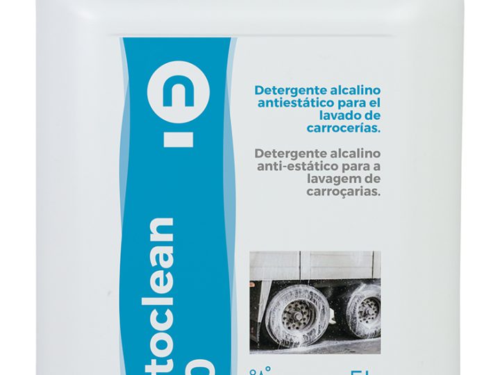 Detergente alcalino antiestático para el lavado de carrocerías