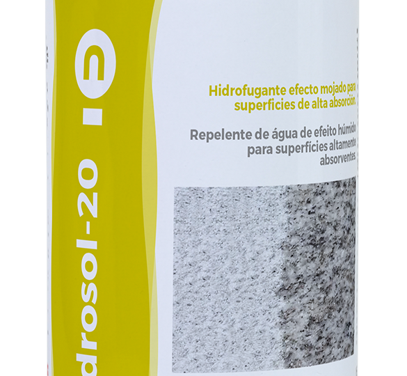 Hidrofugante efecto húmedo para todo tipo de superficies verticales porosas. Aporta brillo.
