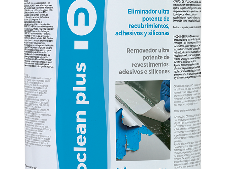 Eliminador ultra potente de recubrimientos, adhesivos y siliconas.