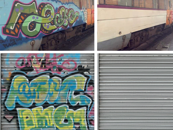 Decapante de graffitis y pintadas en superficies no porosas. NO PELIGROSO