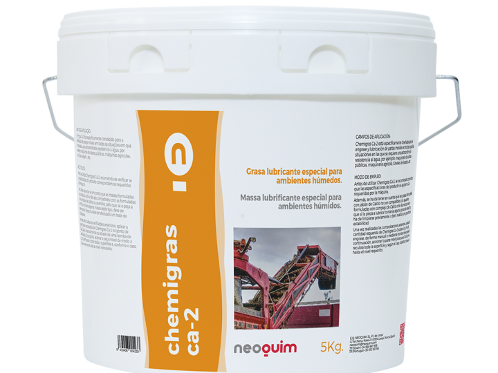 Grasa lubricante especial para ambientes húmedos.